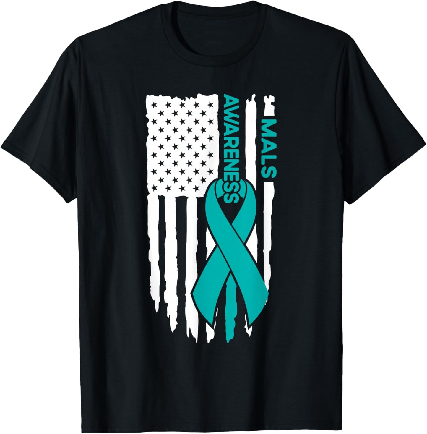 MALS Awareness Flag MALS T-Shirt - T-Shirt | Black