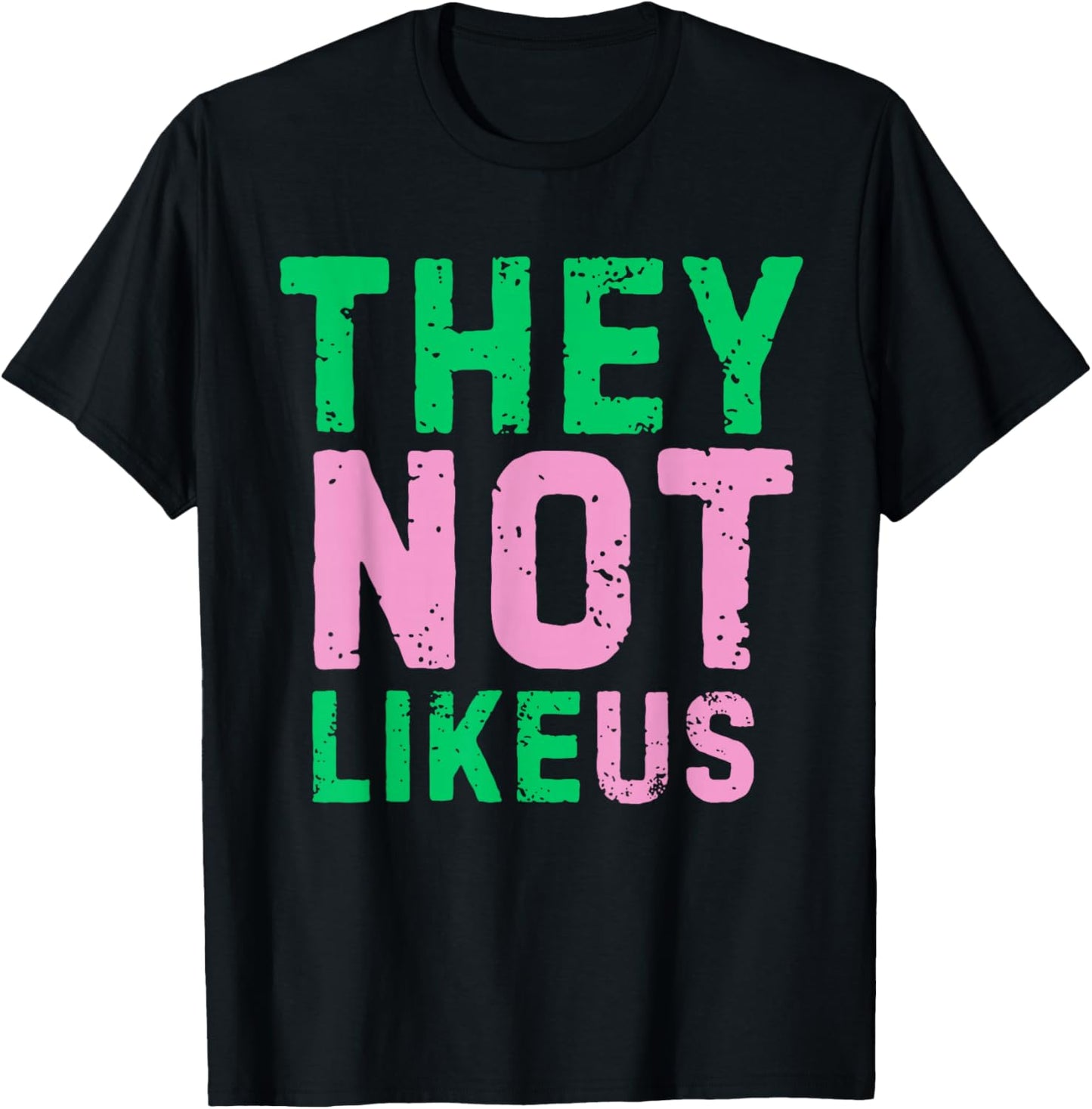 They Don't Like US Retro T-Shirt - T-Shirt | Black