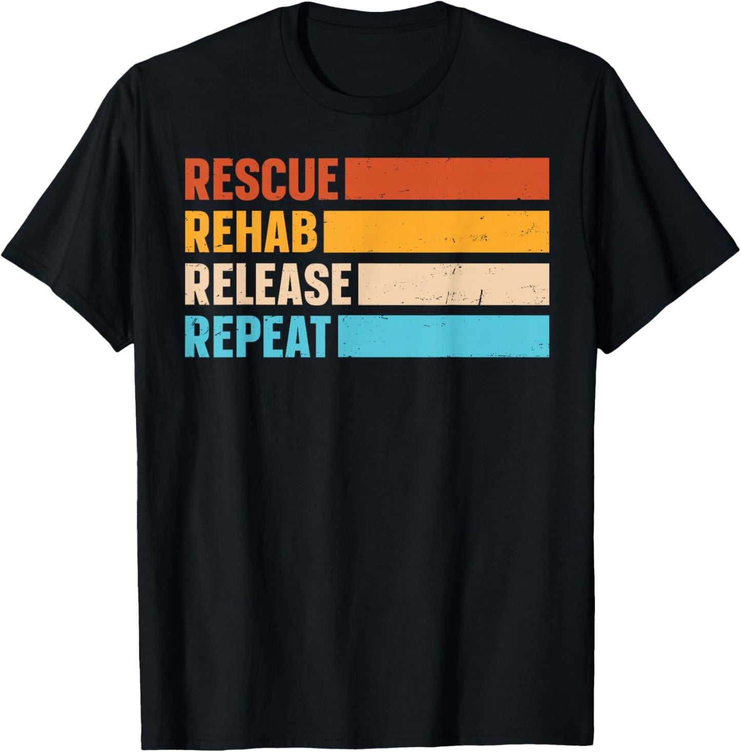 Wildlife Rescue Design for a Wildlife rehabilitator T-Shirt - T-Shirt | Black