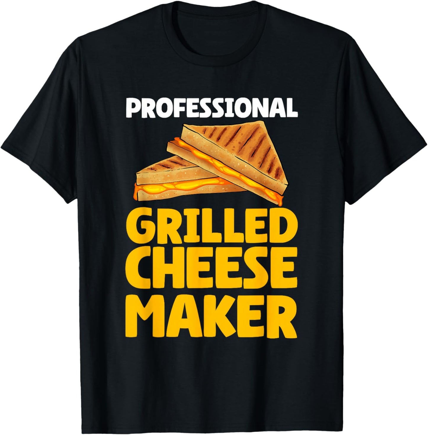 Grilled Cheese Design Women Grilled Cheese Sandwich T-Shirt - T-Shirt | Black