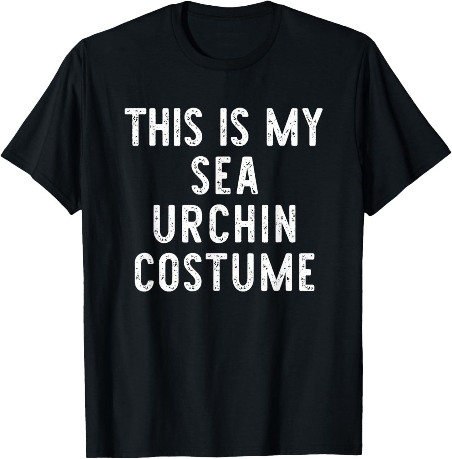 This Is My Sea Urchin Costume Halloween Simple Kids Adult T-Shirt - T-Shirt | Black