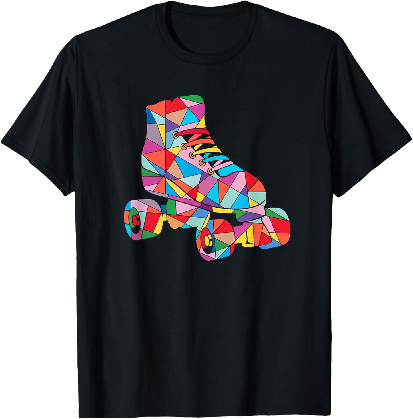 Roller Skater Rollerskate Kids Women Roller Skating Girls T-Shirt - T-Shirt | Black