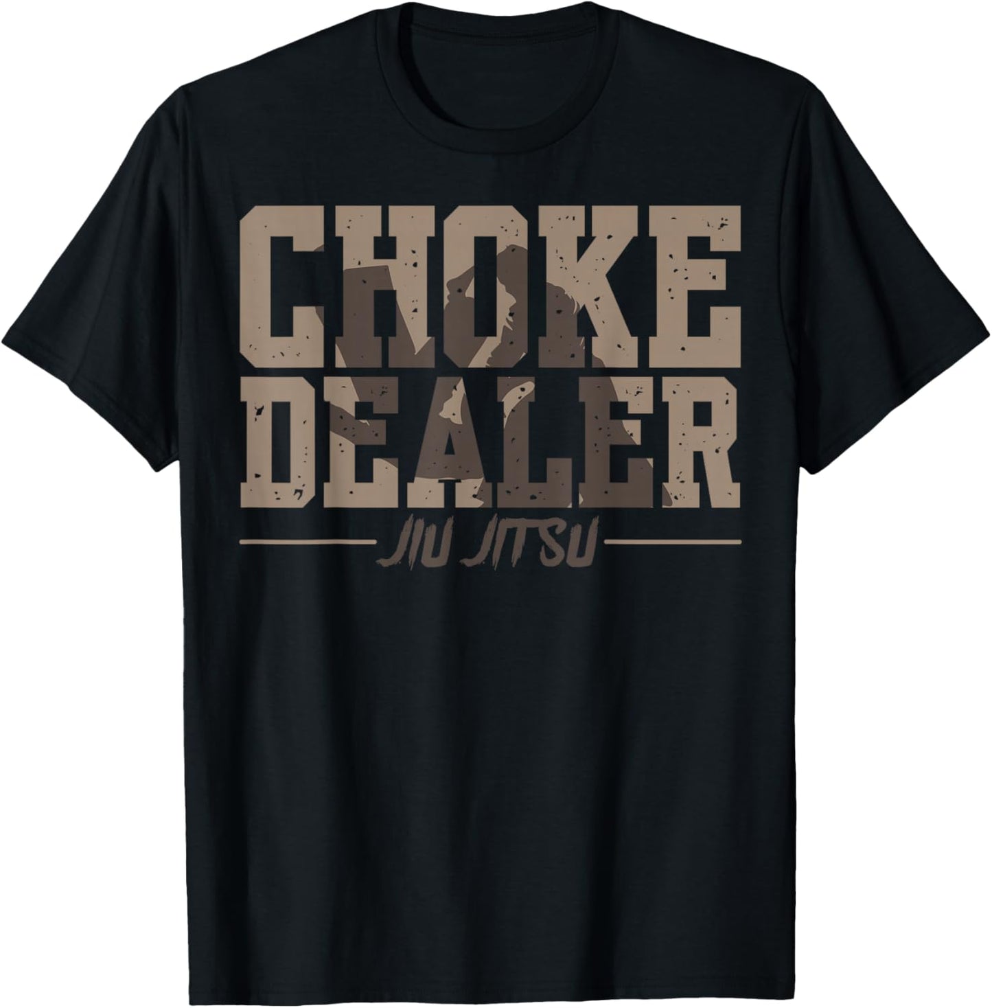 Choke Dealer Jiu-Jitsu Belt Grappling Martial Arts Fan T-Shirt - T-Shirt | Black