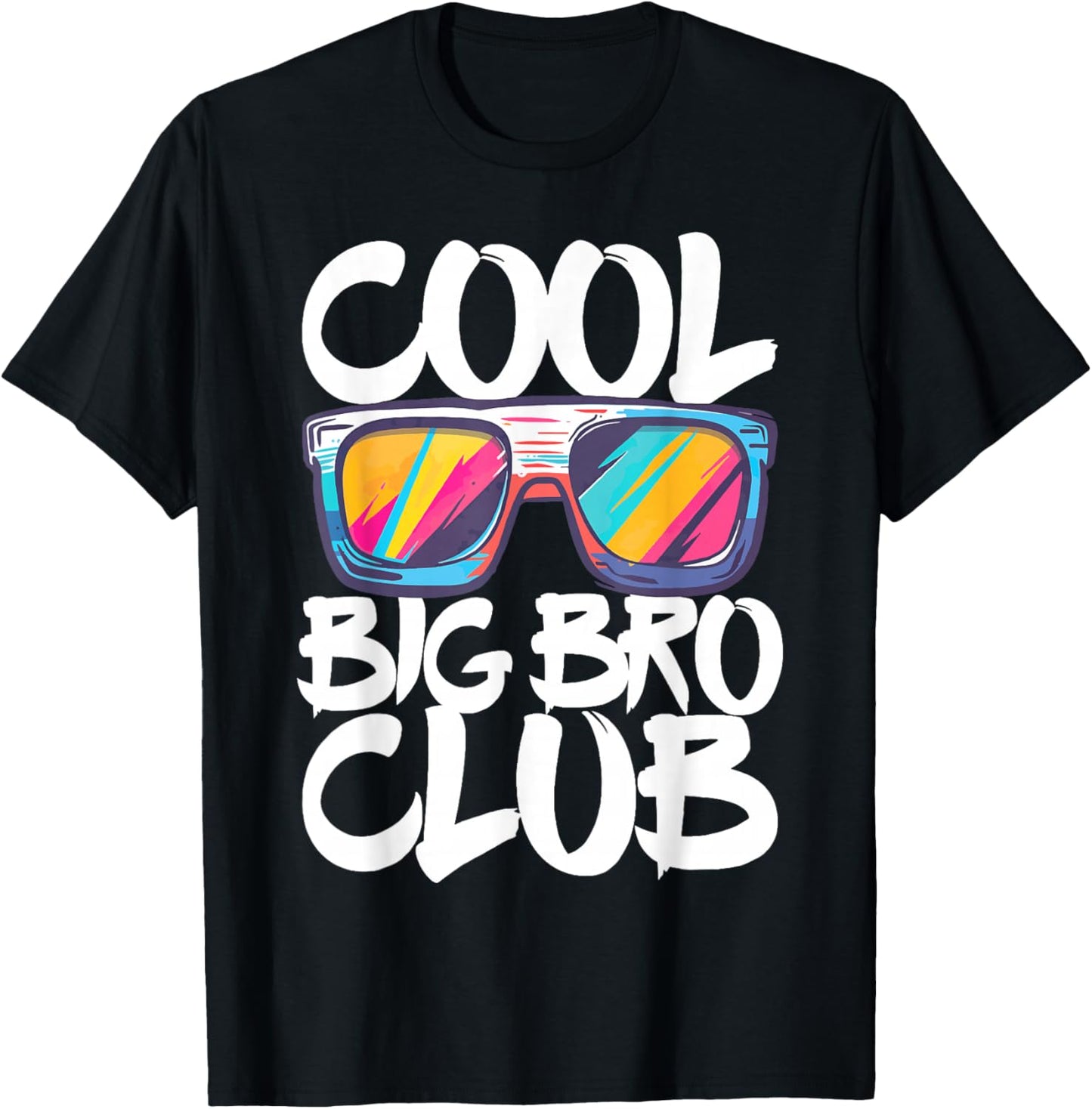 Cool Big Bro Club Shirt Big Brother Matching Family T-Shirt - T-Shirt | Black