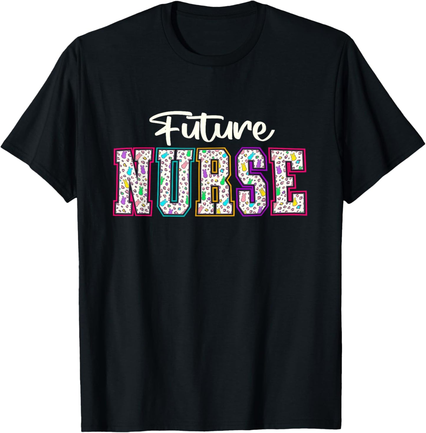 Future Nurse Funny Nursing Student Nurse School In Progress T-Shirt - T-Shirt | Black