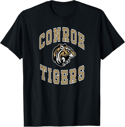 Conroe High School Tigers T-Shirt - T-Shirt | Black