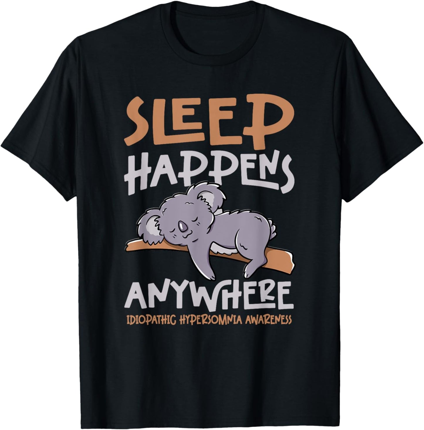 Idiopathic Hypersomnia T-Shirt - T-Shirt | Black