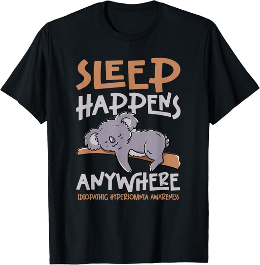 Idiopathic Hypersomnia T-Shirt - T-Shirt | Black