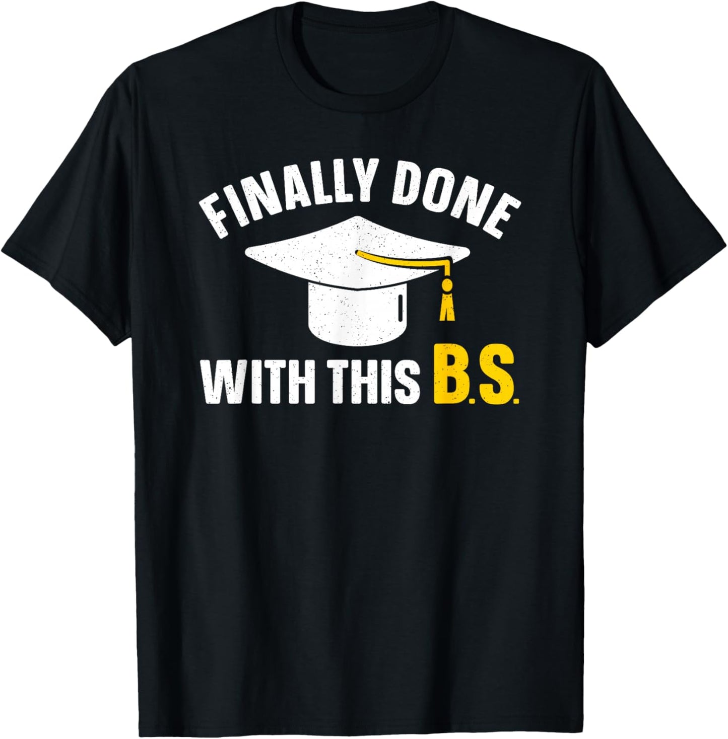 Graduation Art Women Bachelor Of Science Graduation T-Shirt - T-Shirt | Black