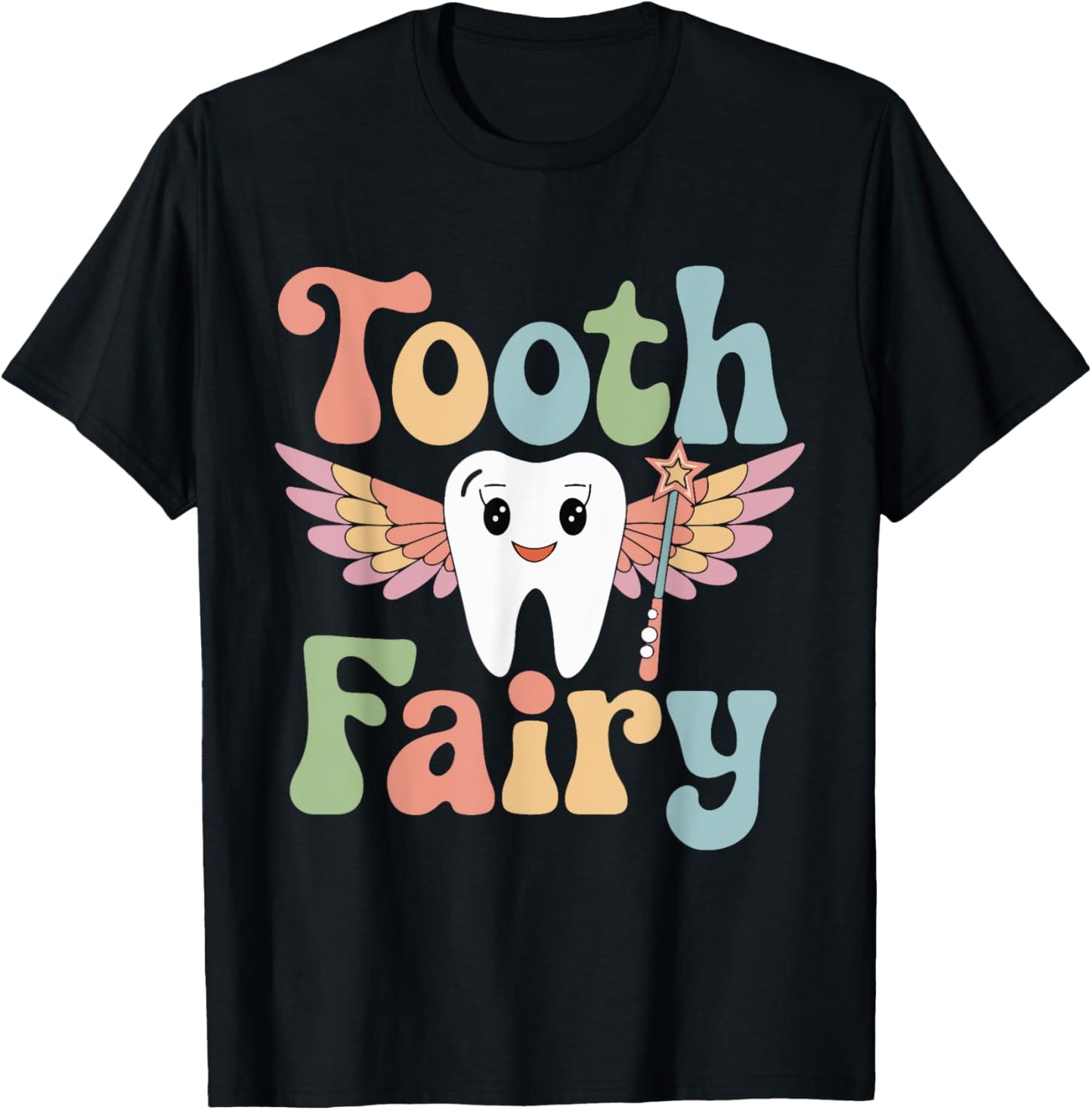 Cute Tooth Fairy Costumes Girls and Kids T-Shirt - T-Shirt | Black