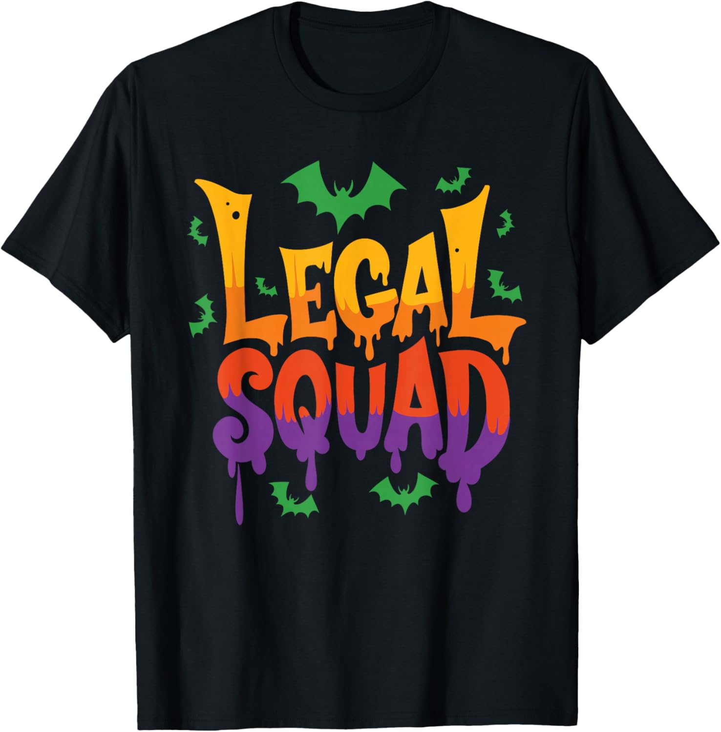 Legal Squad Funny Halloween Lawyer Costume T-Shirt - T-Shirt | Black