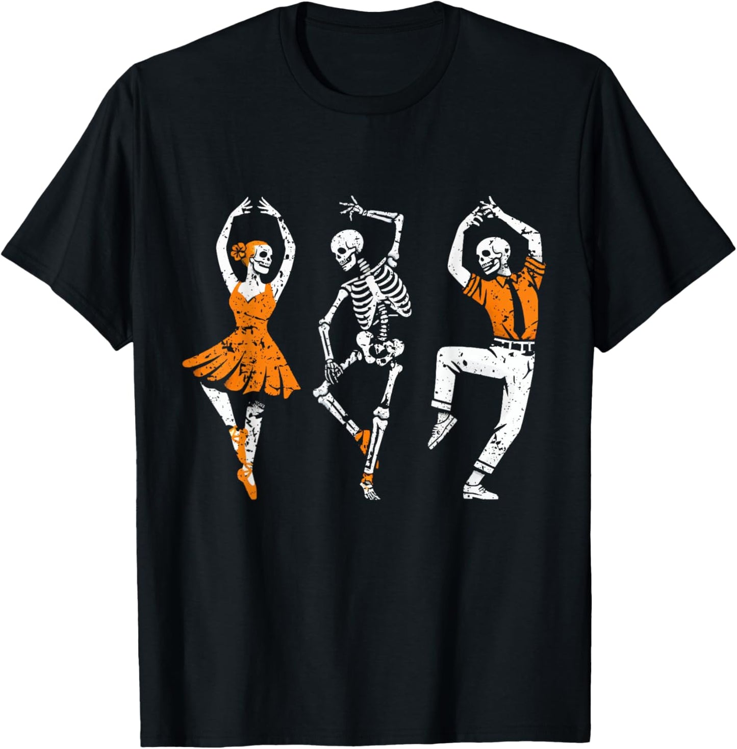 Skeleton Dance Teacher tap, step, or clog, Ballet Dancer T-Shirt - T-Shirt | Black