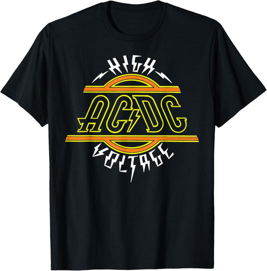 AC/DC - High Voltage Lightning T-Shirt - T-Shirt | Black