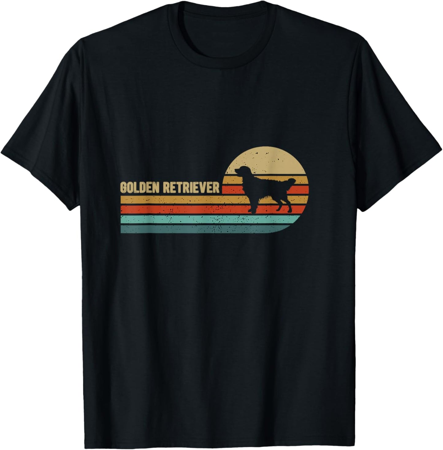 Golden Retriever Dog T-Shirt - T-Shirt | Black
