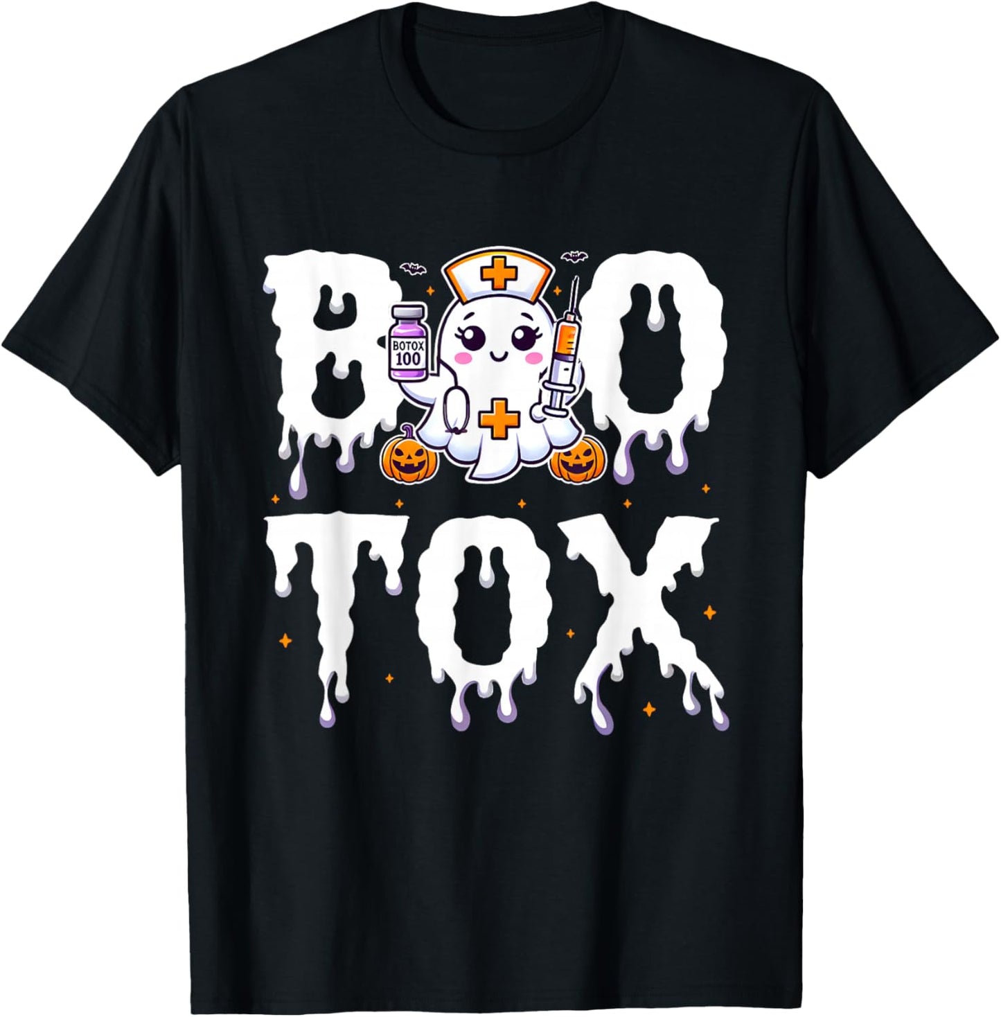 BOO-Tox Nurse Injector Halloween Filler Botox Dysport T-Shirt - T-Shirt | Black