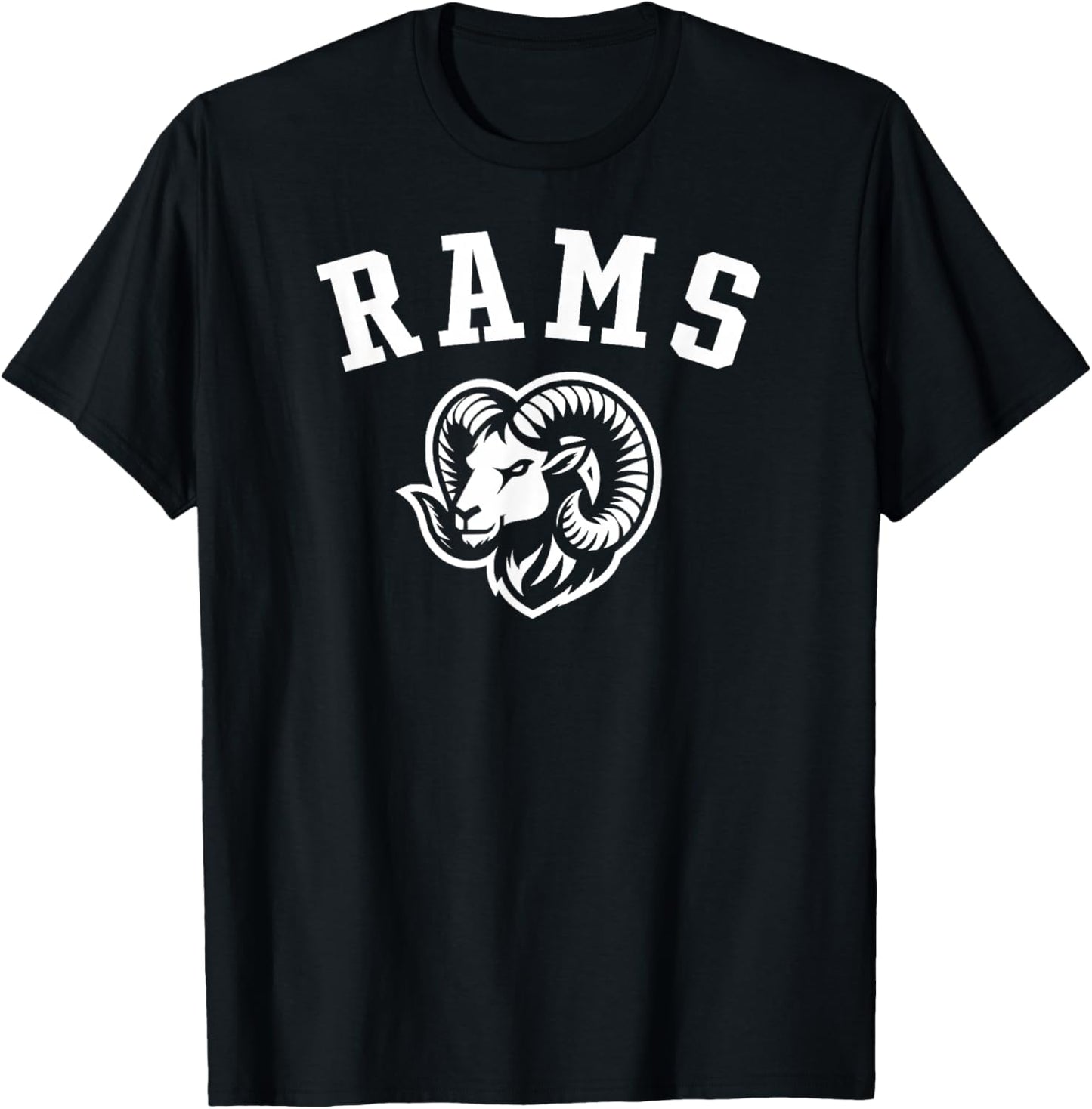 Rams Mascot for Players and Fans T-Shirt - T-Shirt | Black
