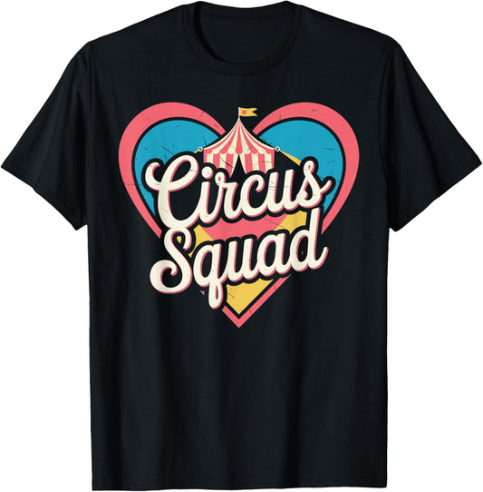 Circus Squad T-Shirt - T-Shirt | Black