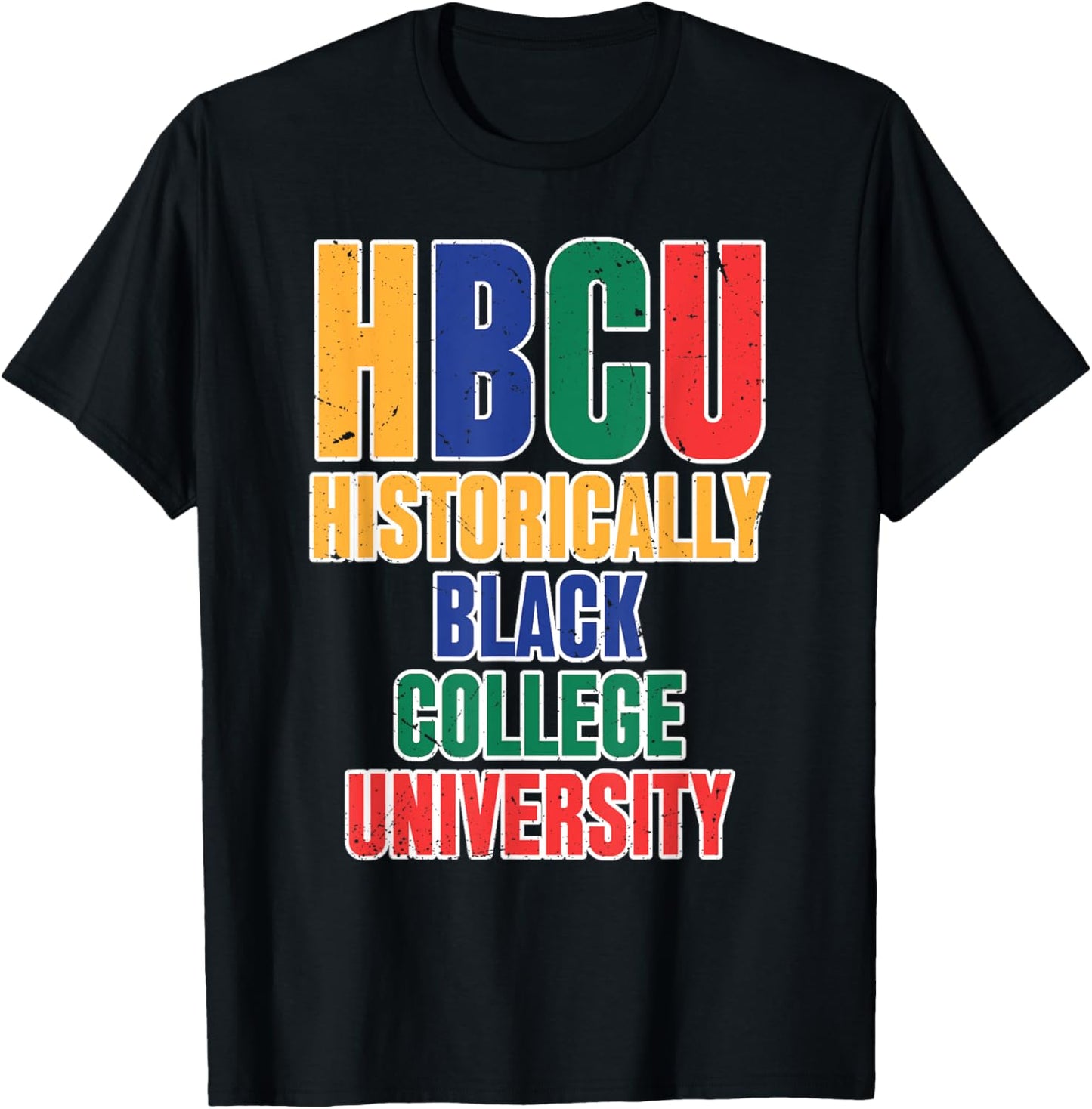 Historical Black College University T-Shirt - T-Shirt | Black