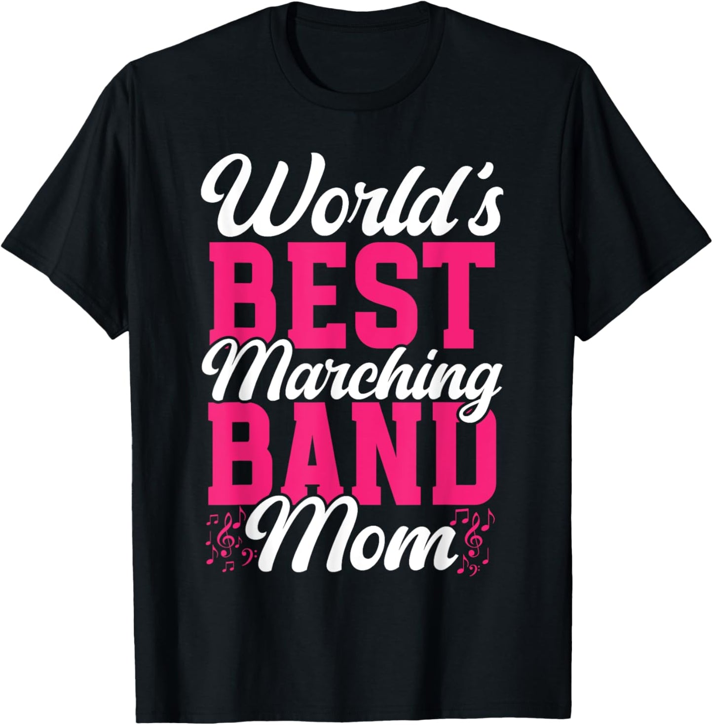 World's Best Marching Band Mom Band Mama Women T-Shirt - T-Shirt | Black