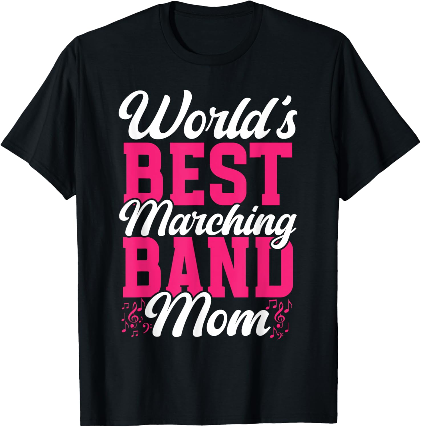 World's Best Marching Band Mom Band Mama Women T-Shirt - T-Shirt | Black