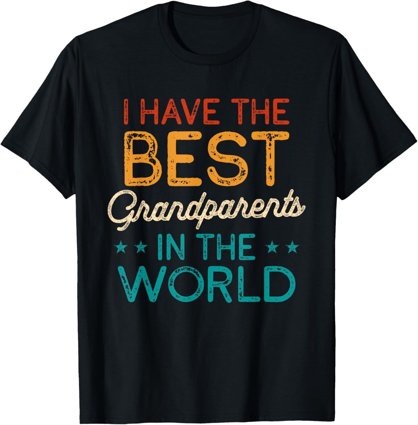 I Have The Best Grandparents In The World Grandparents Day T-Shirt - T-Shirt | Black