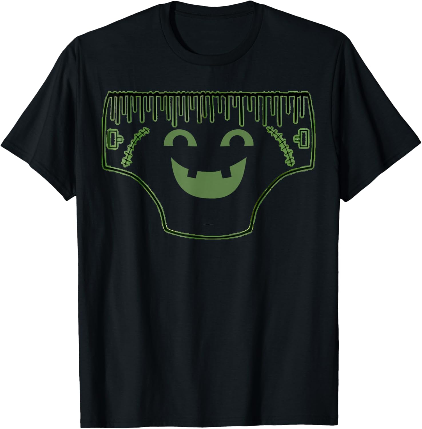 Funny Creepy Pair Of Underwear Face Costume T-Shirt - T-Shirt | Black