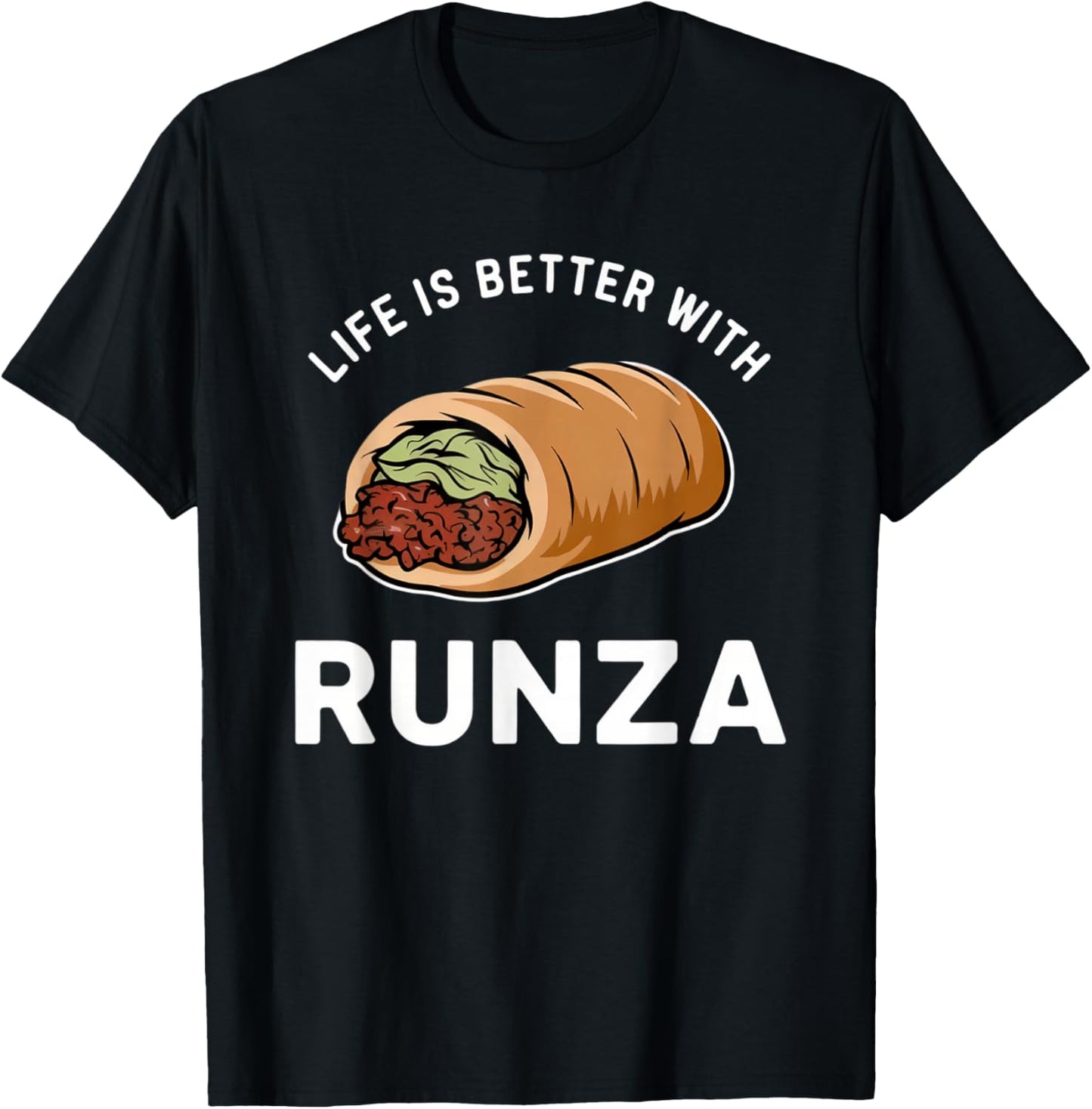 Runza Lover | Nebraska Food Favorite | Fun Bakery Design T-Shirt - T-Shirt | Black