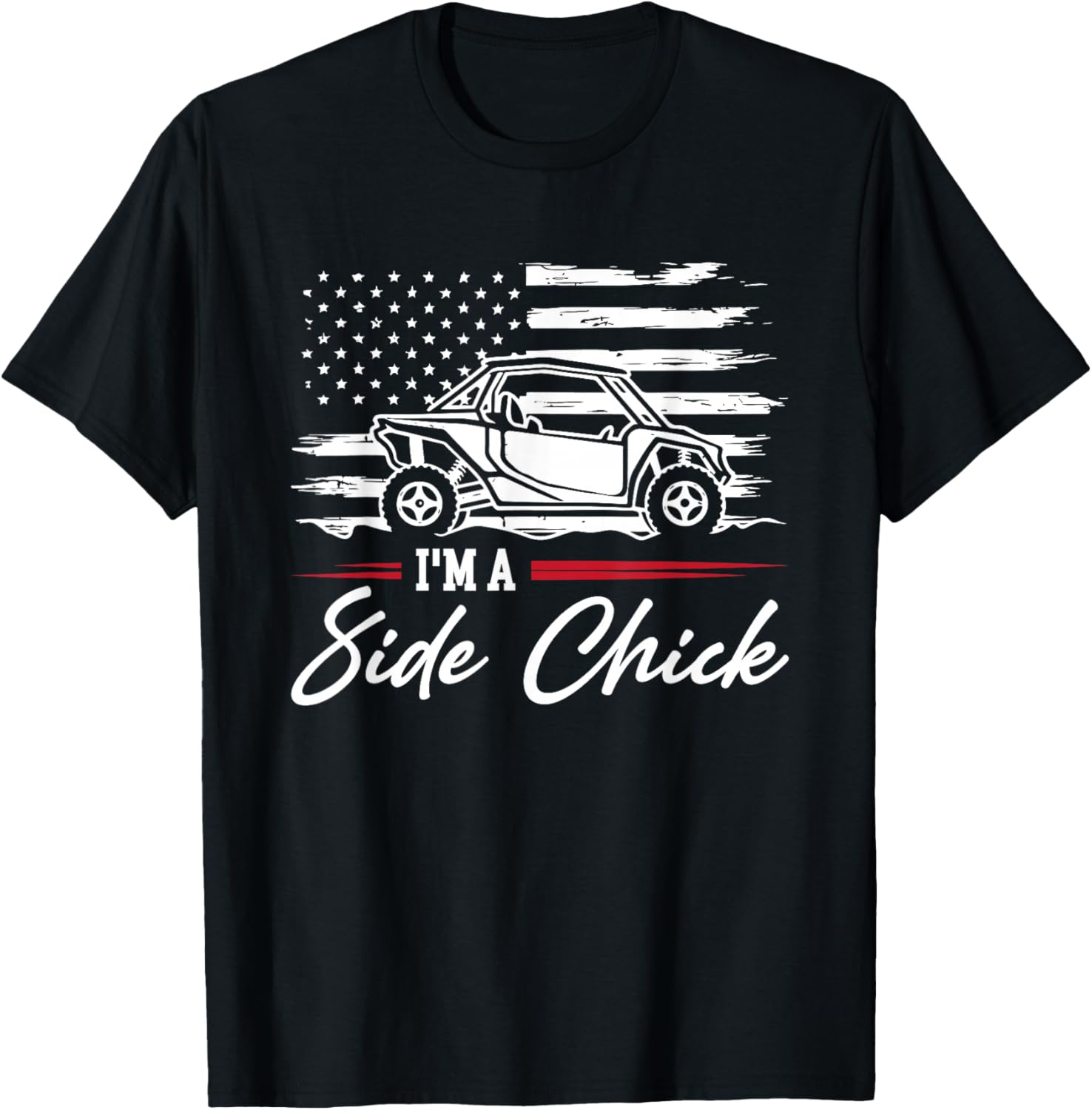 I'm a Side Chick SXS T-Shirt - T-Shirt | Black