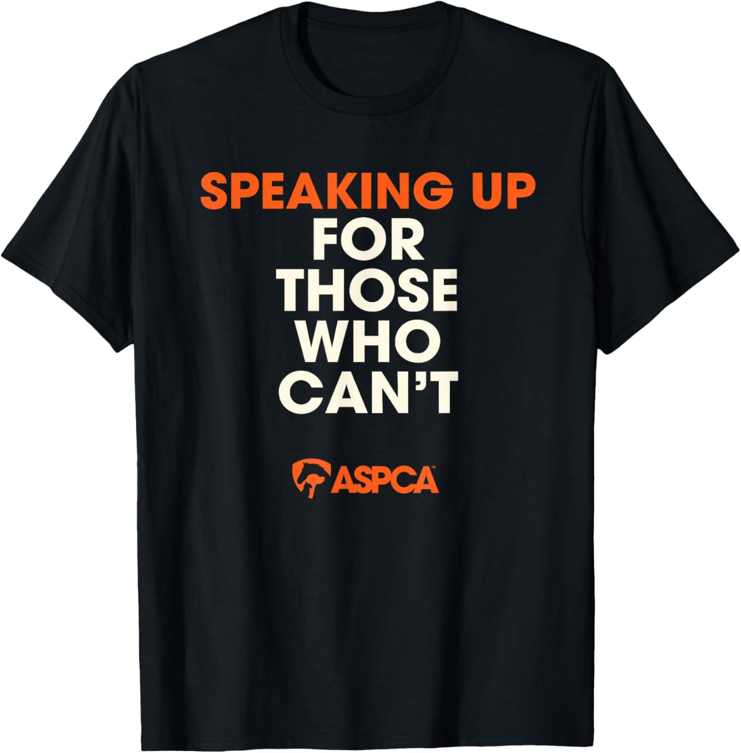 Speaking Up for Those Who Can't T-Shirt - T-Shirt | Black