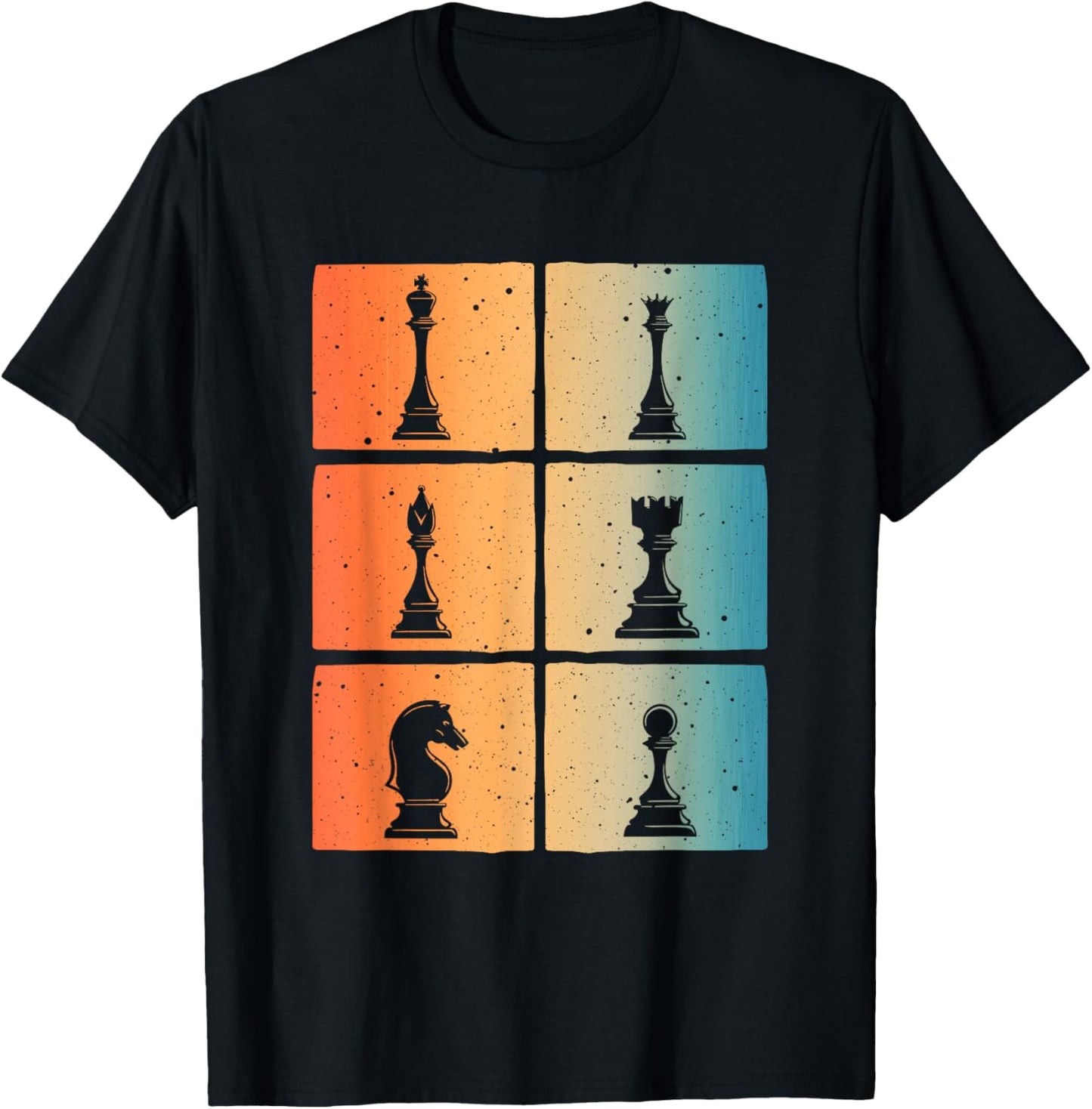 Cool Chess Art Women Kids Chess Player Chess Novelty T-Shirt - T-Shirt | Black