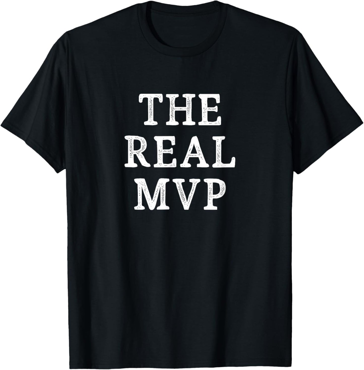 The Real Mvp - Vintage Style T-Shirt - T-Shirt | Black
