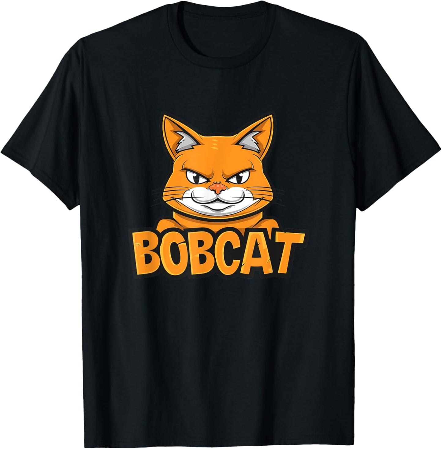 Nice Bobcat Costume for Boys and Girls T-Shirt - T-Shirt | Black