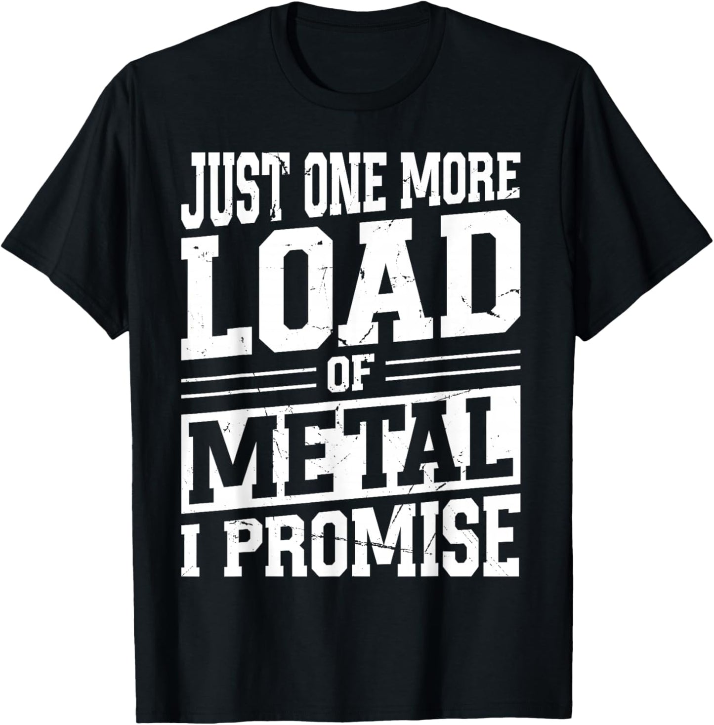Scrapping Humor Design fot a Metal Scrapper T-Shirt - T-Shirt | Black