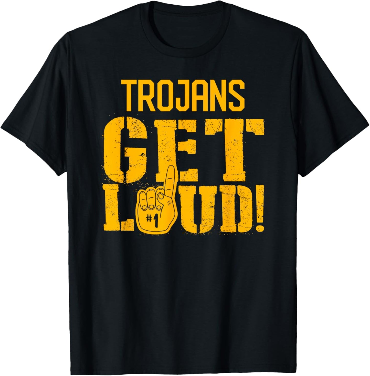 Greenville Trojans Get Loud! HS T-Shirt - T-Shirt | Black