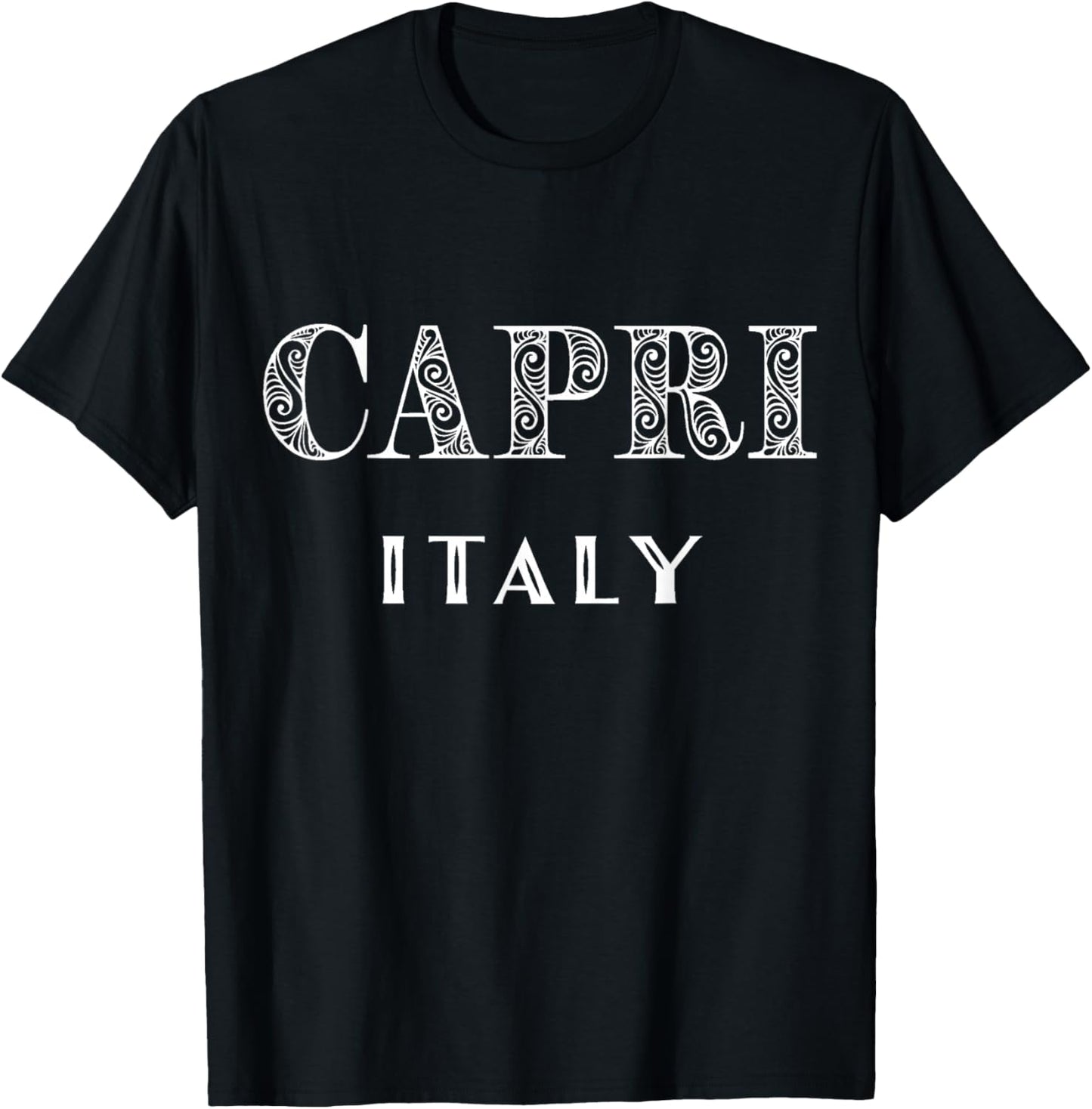 Capri Italy T-Shirt - T-Shirt | Black
