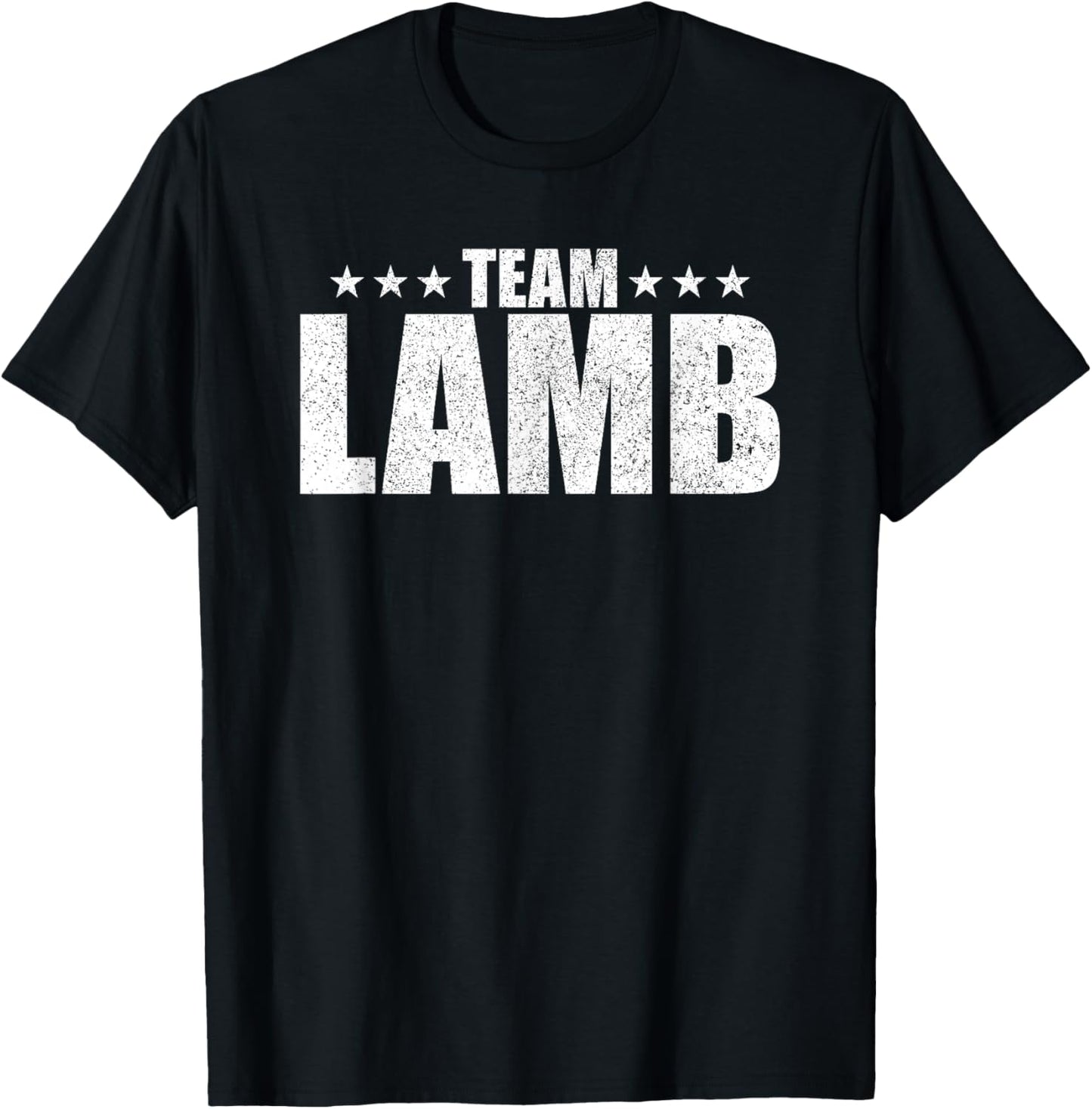 Lamb Surname Family Birthday Lamb Last Name T-Shirt - T-Shirt | Black