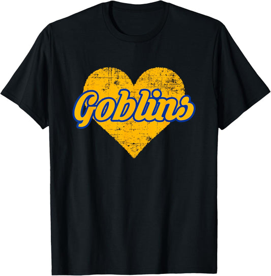 Harrison Goblins Over Heart T-Shirt - T-Shirt | Black