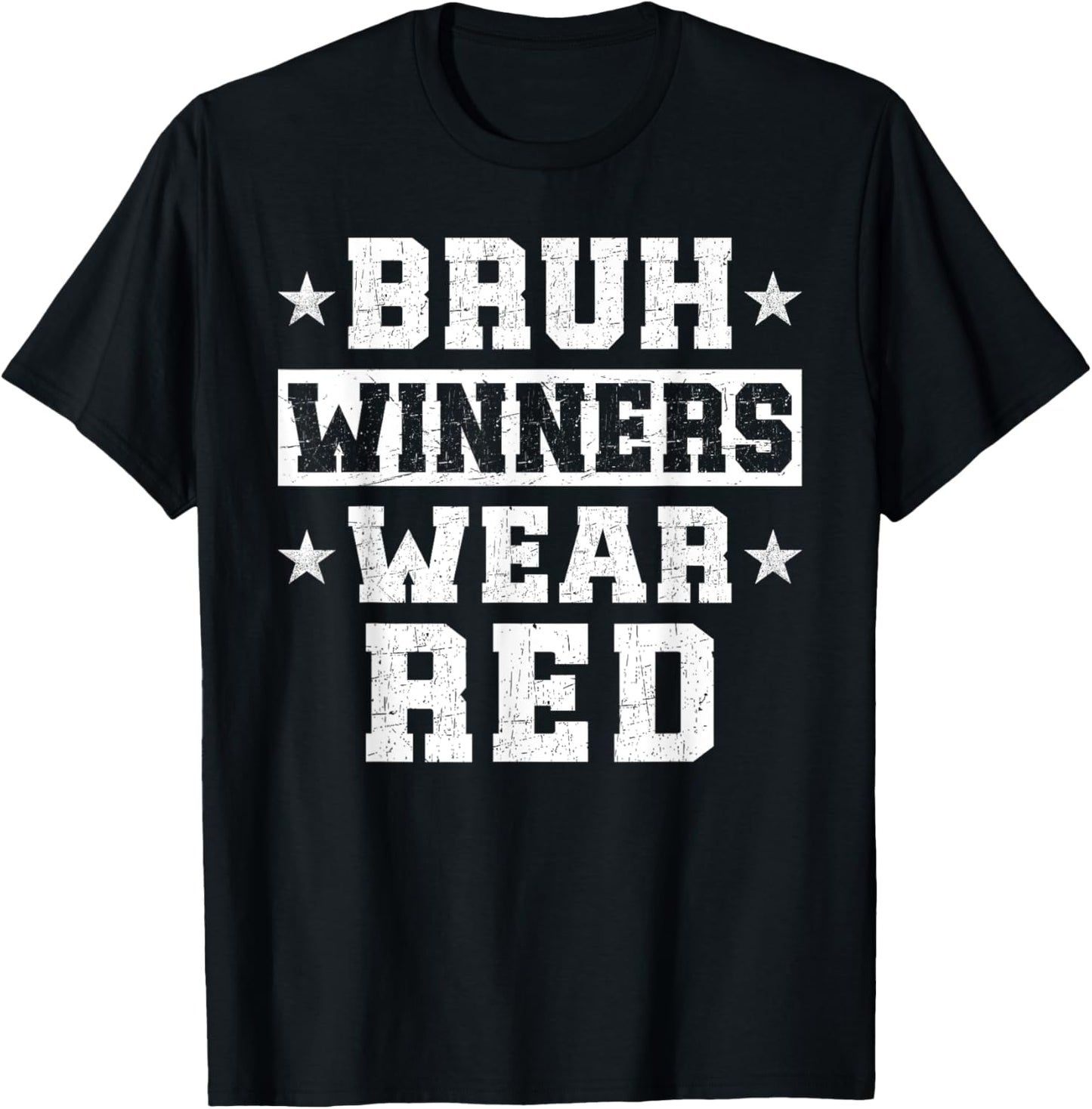 Spirit Week Winners Wear Red Camp Team Game Color Sports T-Shirt - T-Shirt | Black