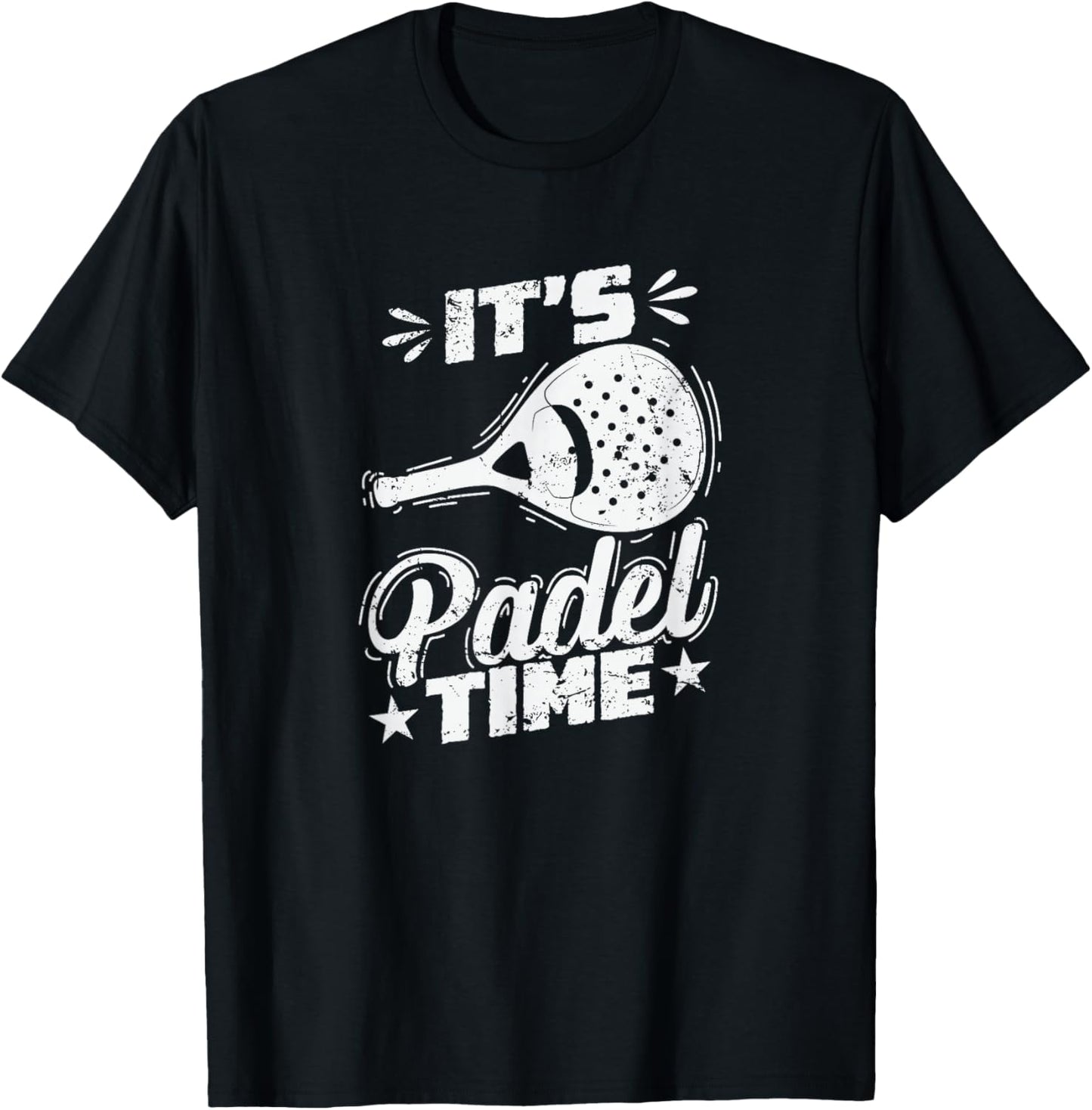 Padel Tennis It's Padel Time Match Time T-Shirt - T-Shirt | Black