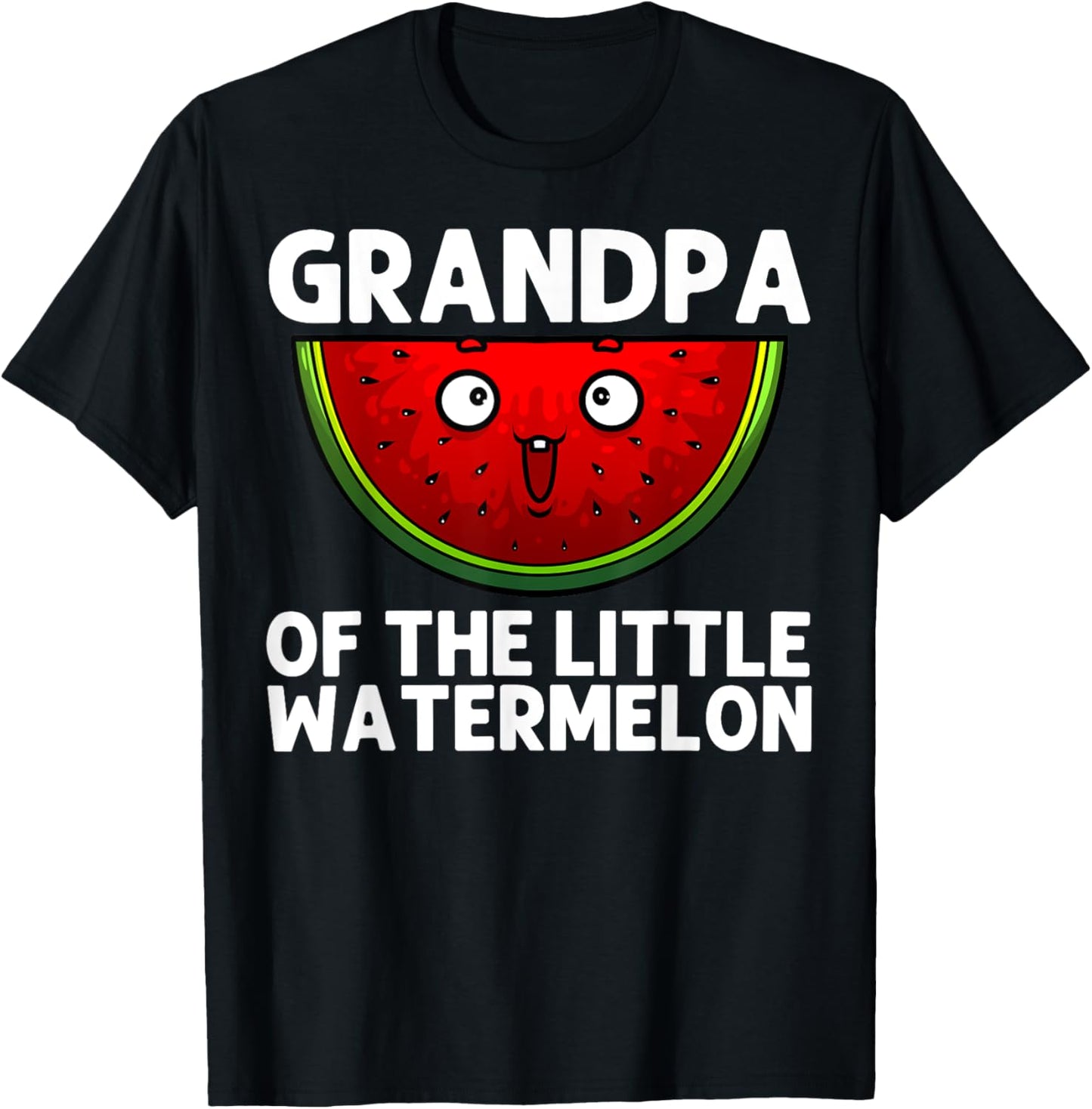 Cool Watermelon For Grandpa Melon Summer Juicy Fruit Lover T-Shirt - T-Shirt | Black