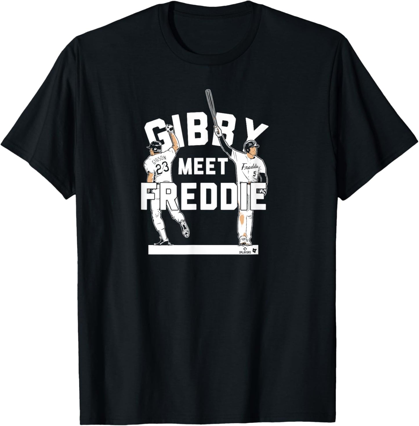 Kirk Gibson & Freddie Freeman - Gibby Meet Freddie - LA T-Shirt - T-Shirt | Black