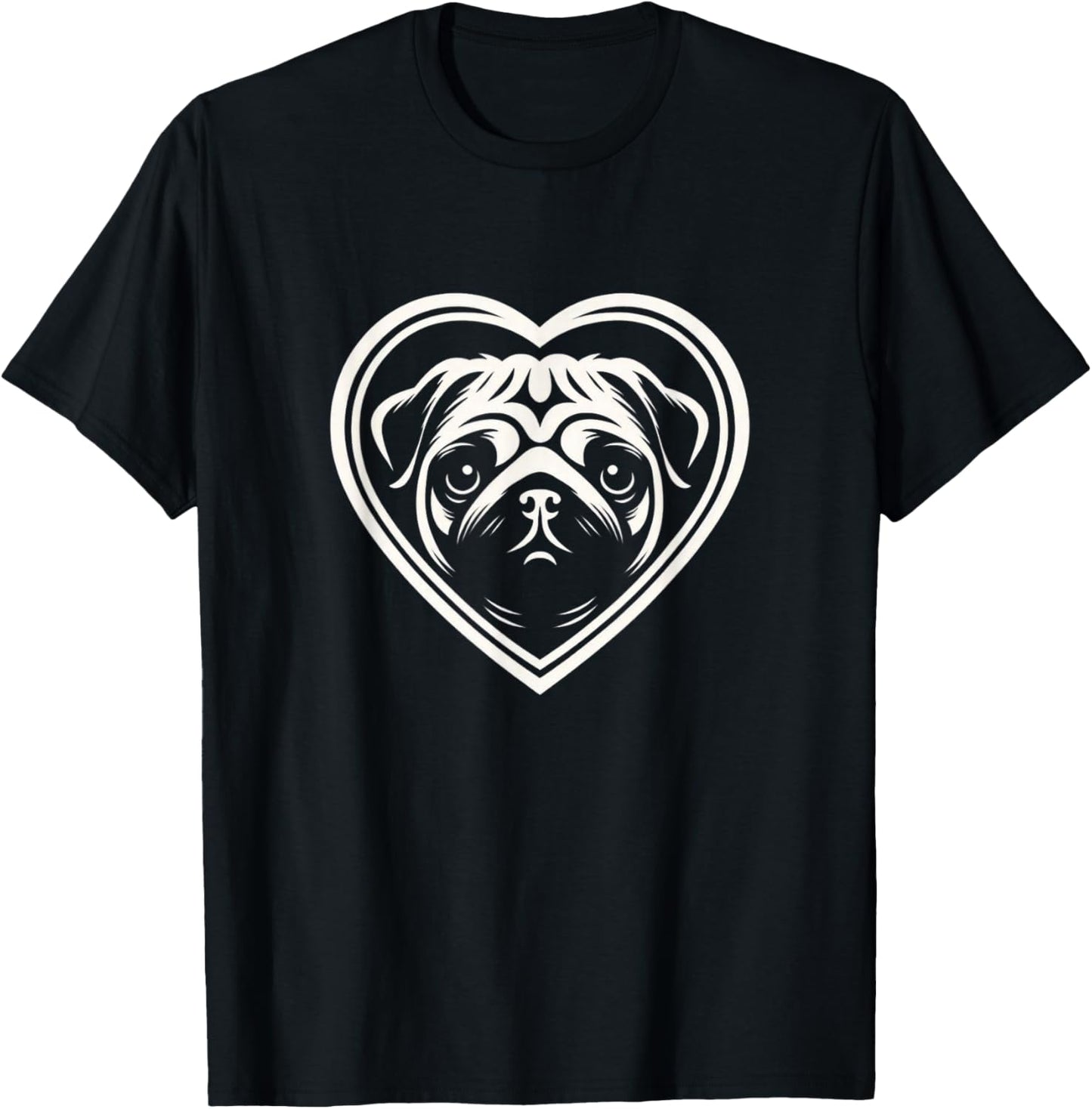 Pug Shirt Girls Pug Breeder Pugs Lover Pug T-Shirt - T-Shirt | Black
