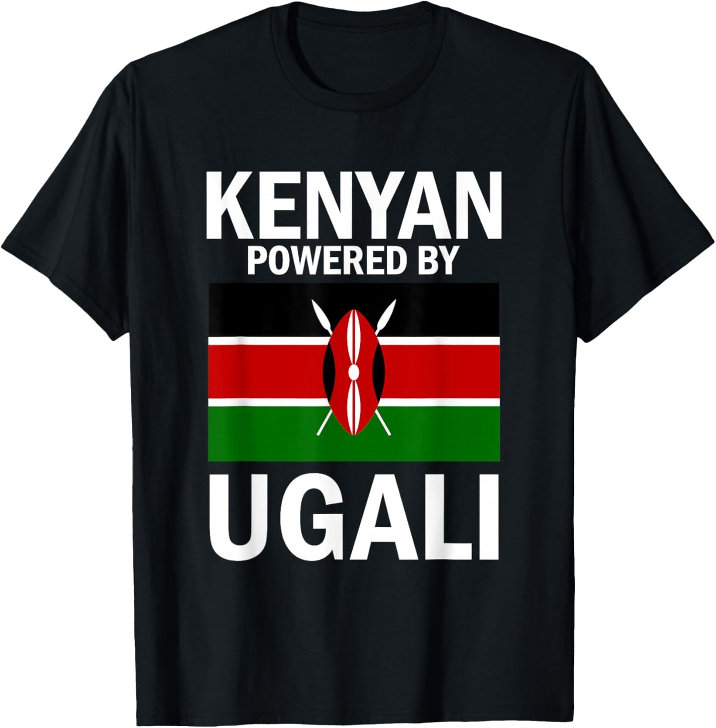 Kenya Kenyan Flag T-Shirt - T-Shirt | Black