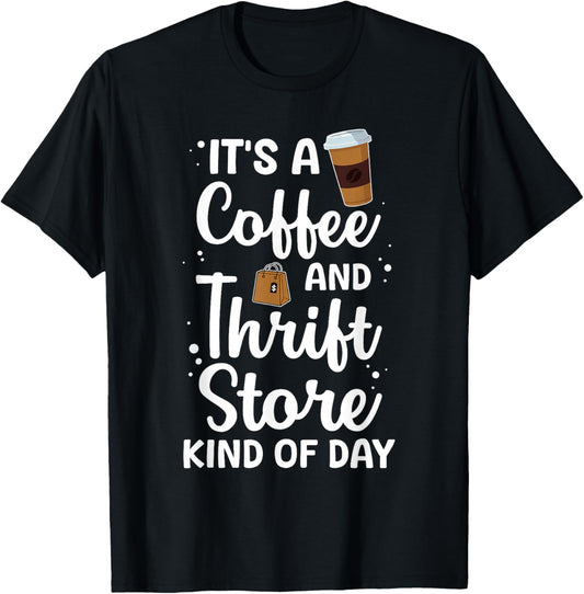 Cool Thrift Store Design Women Thrift Shop Thrifting T-Shirt - T-Shirt | Black