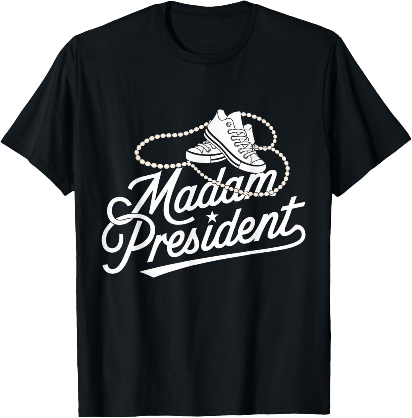 Kamala Harris 2025: Madam President T-Shirt - T-Shirt | Black