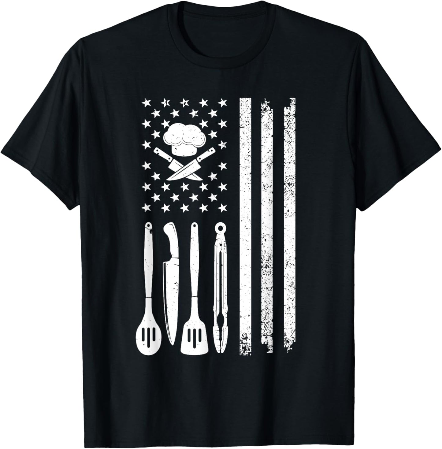 Cool Chef Art Women Restaurant Cook Male Home Chef T-Shirt - T-Shirt | Black