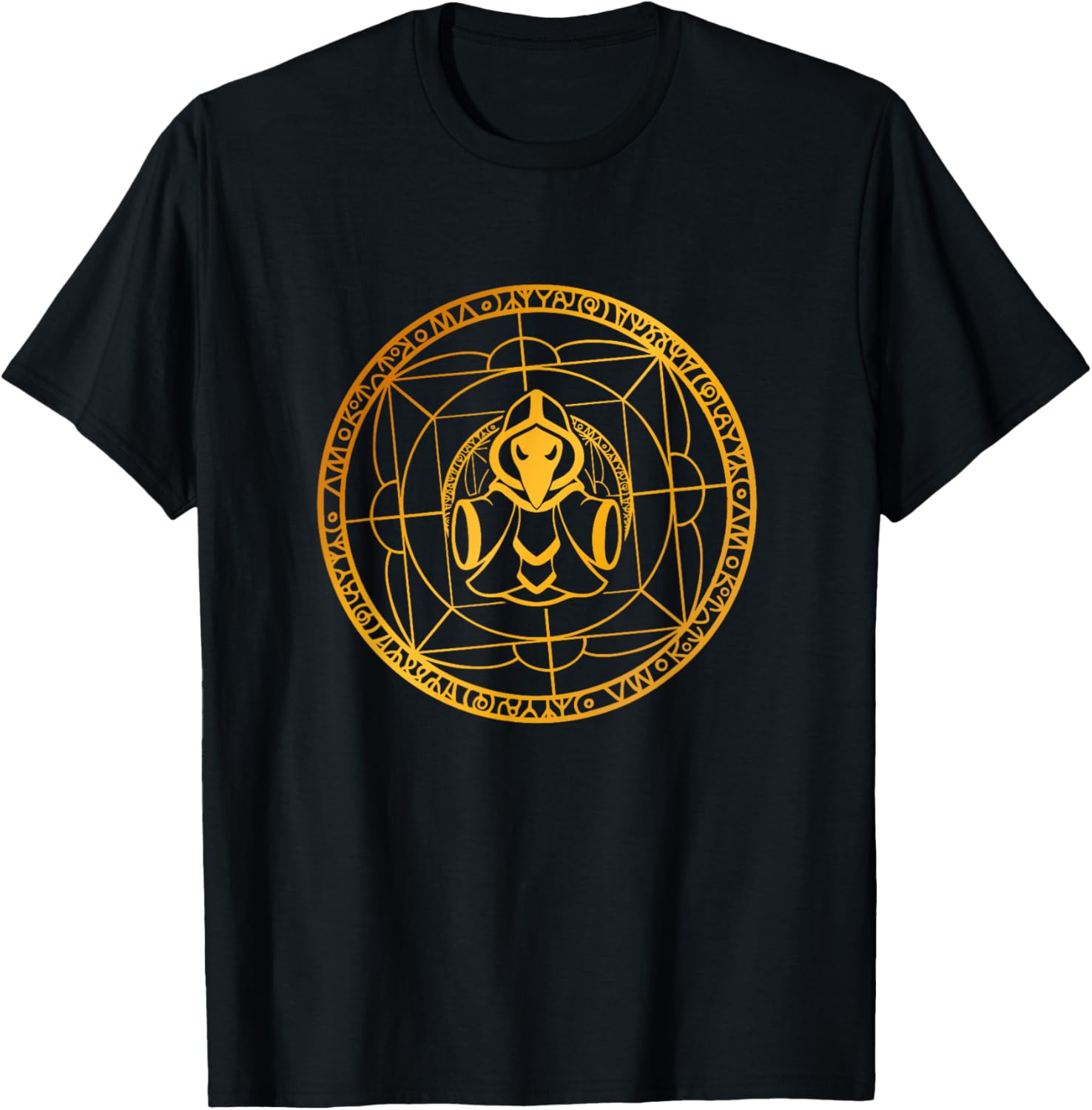 Lunatic Cultist Gold Logo PAPL1096 T-Shirt - T-Shirt | Black