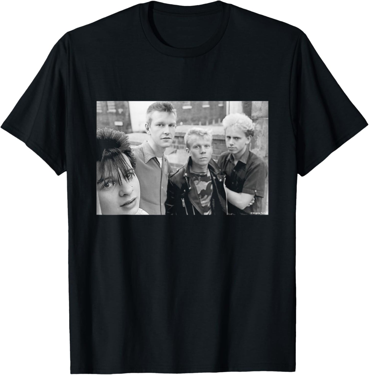 Depeche Mode '81 Photoshoot By Virgina Turbett T-Shirt - T-Shirt | Black