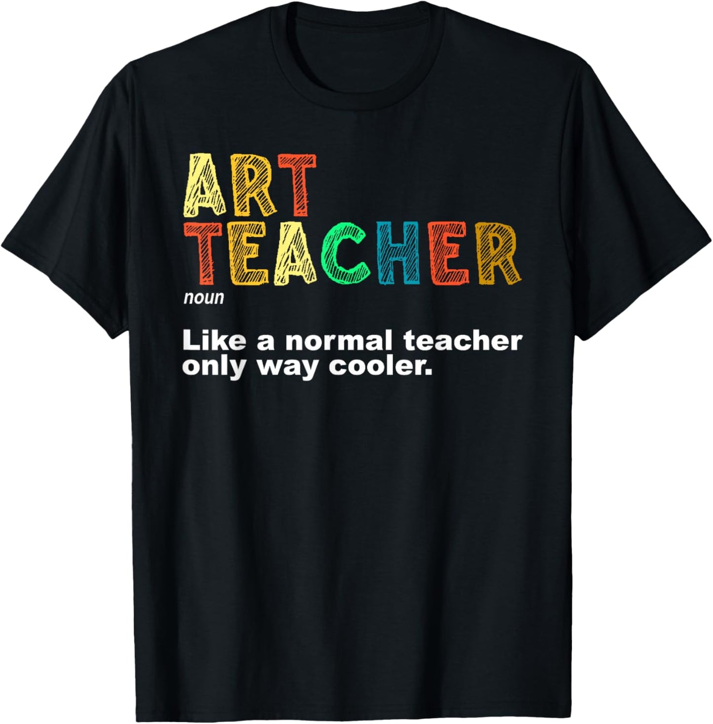 Art Teacher Design Women Artist Teaching Art School T-Shirt - T-Shirt | Black