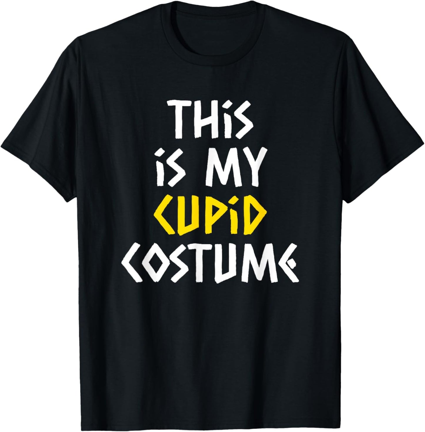 This Is My Cupid Halloween Costume Lazy Easy Last Minute T-Shirt - T-Shirt | Black